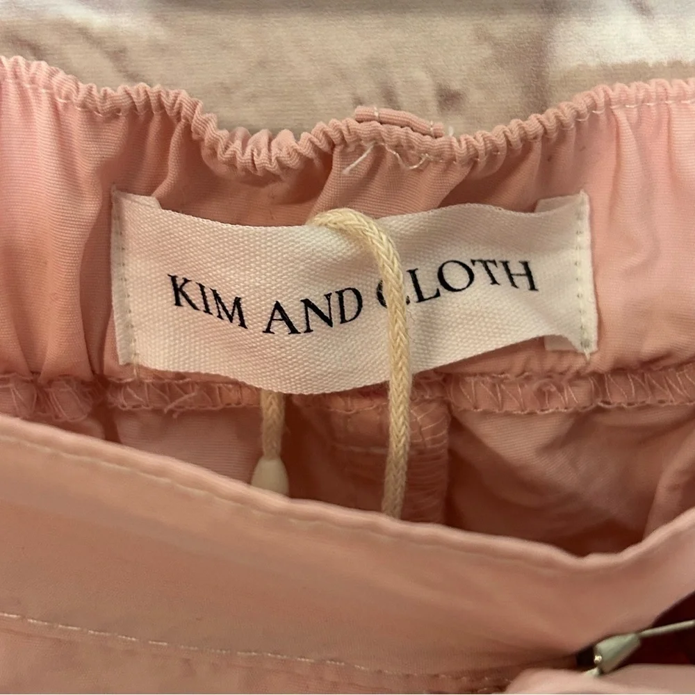Kim and Cloth Alejandra Pink Utility Cargo Pants NWT